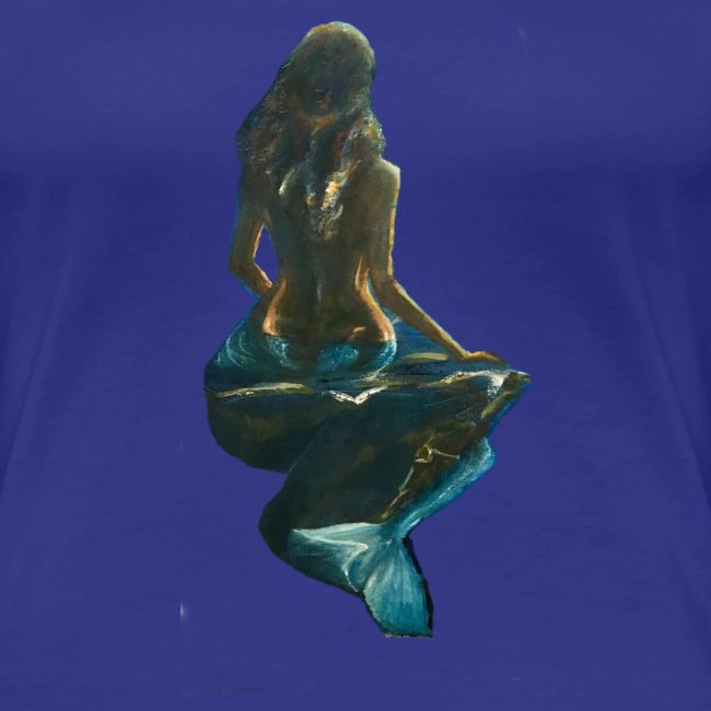 Midnight Mermaid on a rock