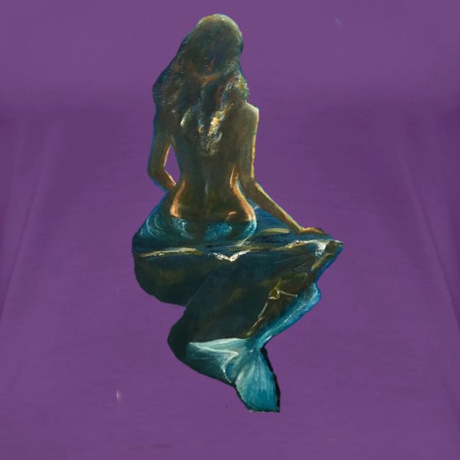 Midnight Mermaid on a rock