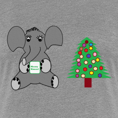 Cute Baby Elephant - Women's Premium T-Shirt