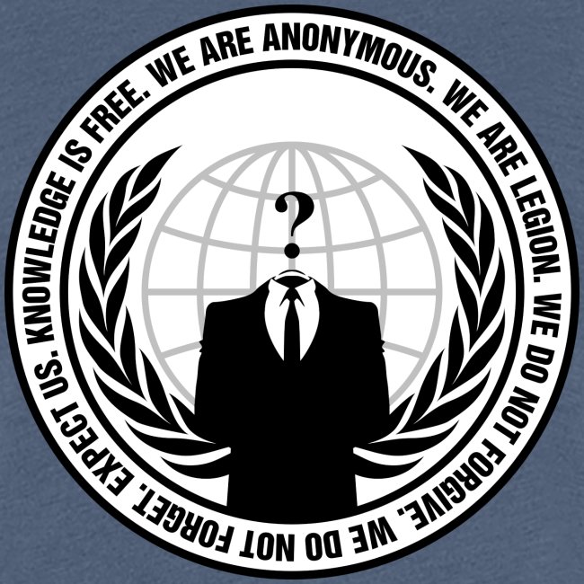 Anonymous Logo With Slogan png