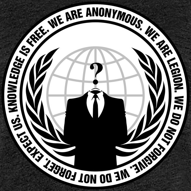 Anonymous Logo With Slogan png