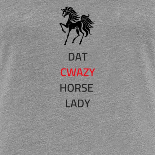 CRAZY HORSE LADY - Women's Premium T-Shirt