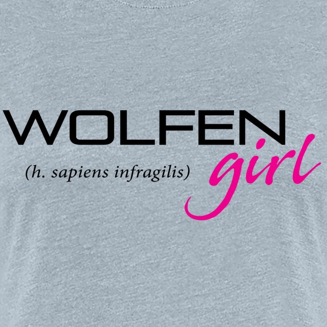 Front/Back: Wolfen Girl on Light - Adapt or Die