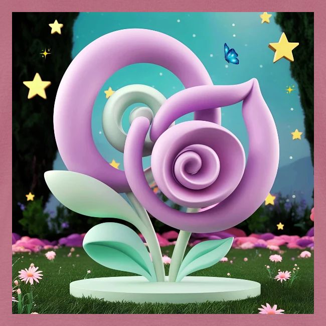 Lila Bloom | Double Floral Eco-Inspired Art