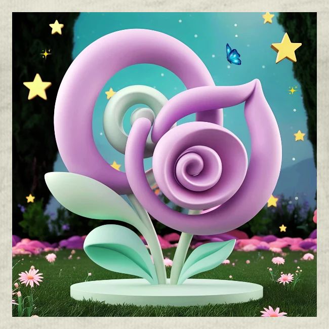 Lila Bloom | Double Floral Eco-Inspired Art