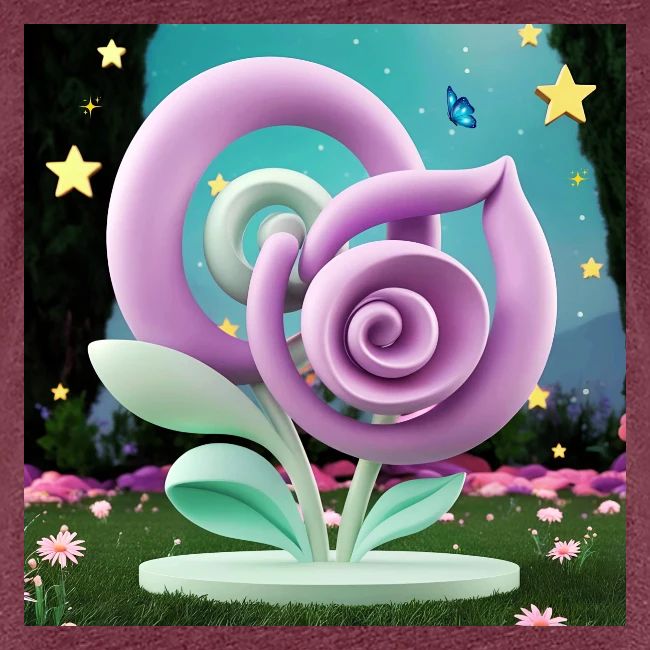 Lila Bloom | Double Floral Eco-Inspired Art