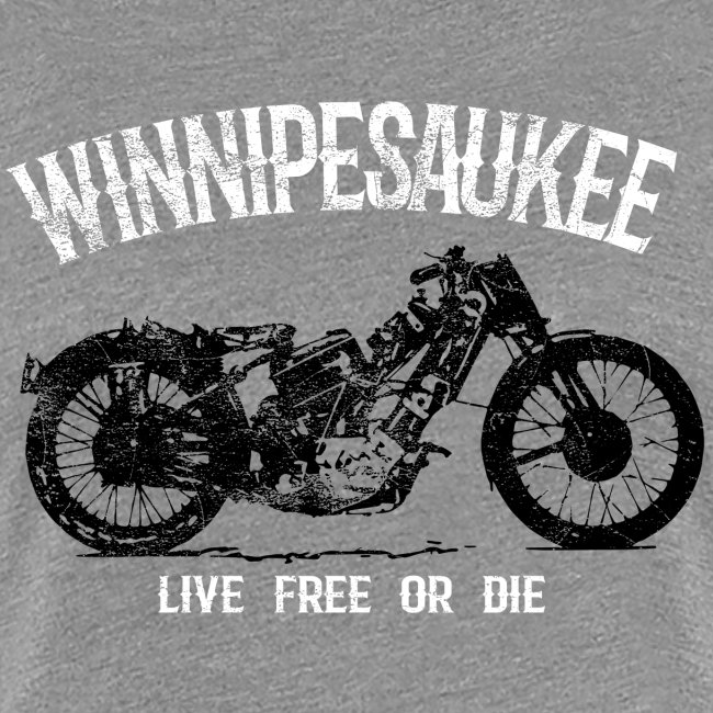 Lake Winnipesaukee Biker T-Shirt