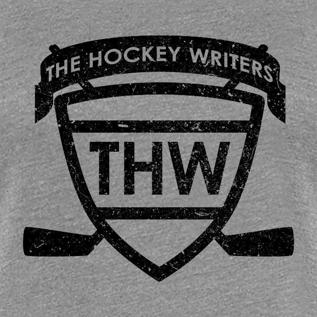 The Hockey Writers Distressed Logo - black