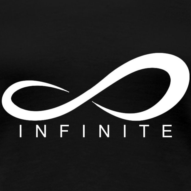 Infinite Logo in White Women's Hoodie