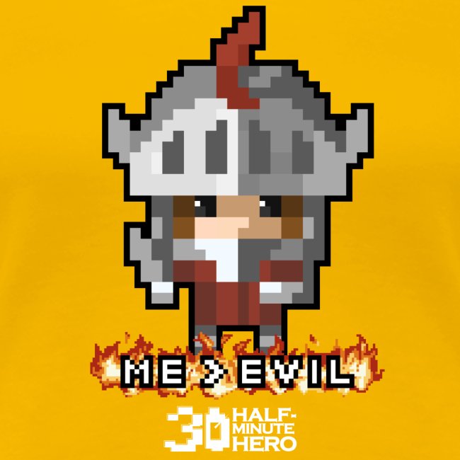 Knight ME v EVIL (White logo)