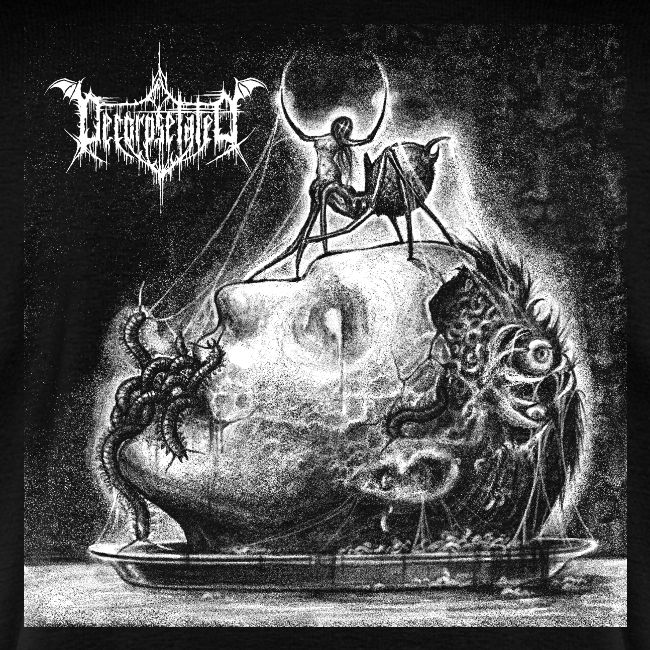 Decorpsetated - Human Words album cover, white