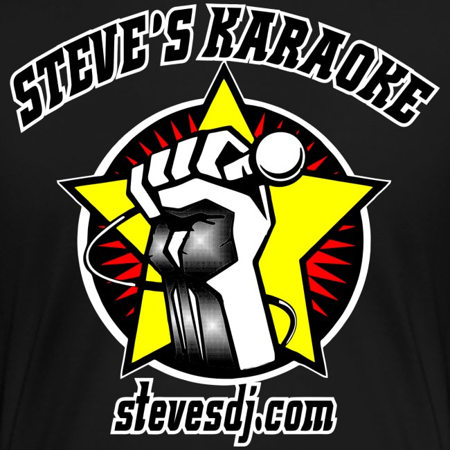 Front and Back Both Steve's Karaoke Logo's