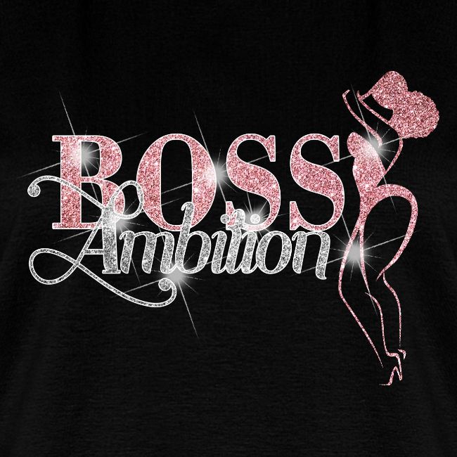 Women Boss Ambition Tshirt Glitter
