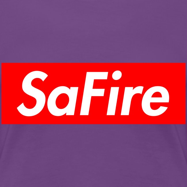 SaFire box logo tee