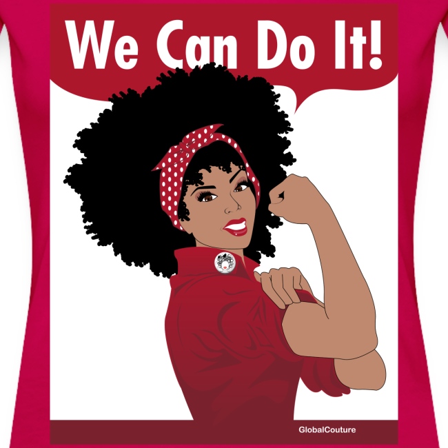 GlobalCouture WeCanDoIt RED Poster RGB png