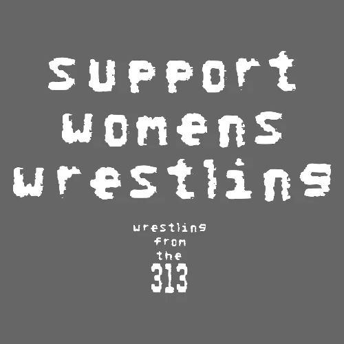 Support women’s wrestling (white) - Women's Premium T-Shirt