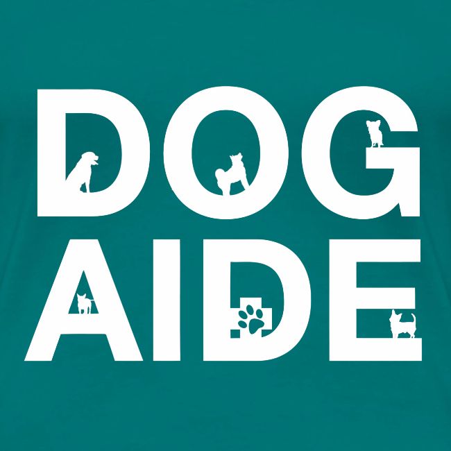 dog aide NEW white