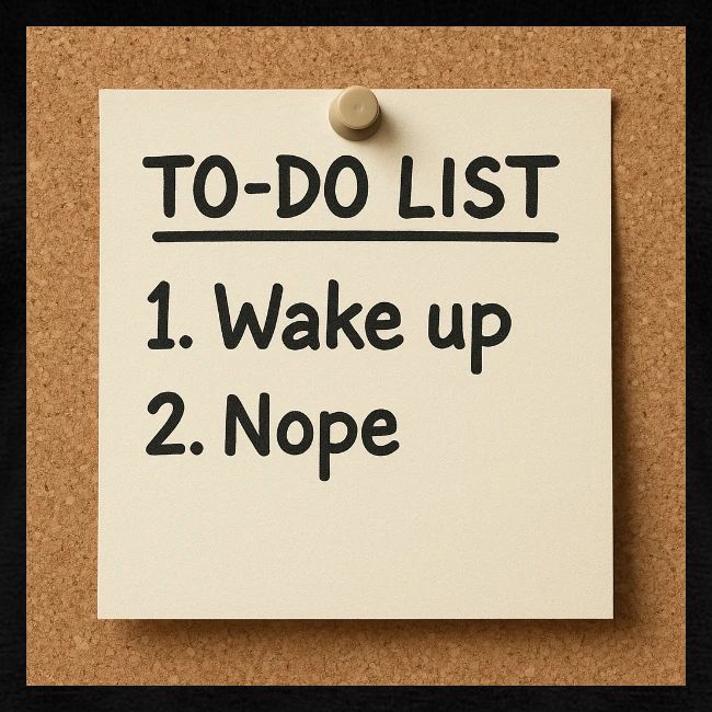 Humorous To Do List