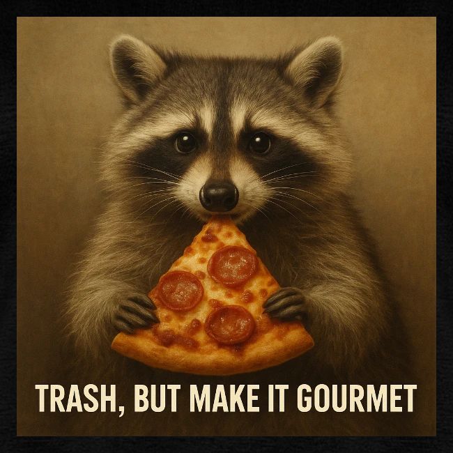 Gourmet Pizza Raccoon