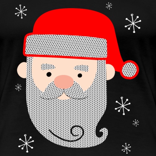 Santa Claus Texture - Women's Premium T-Shirt