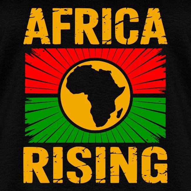 Africa Rising Vintage Continent Unity Design