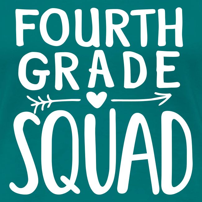 Fourth Grade Squad Teacher Team T-Shirts