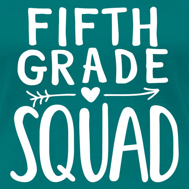 Fifth Grade Squad Teacher Team T-Shirts