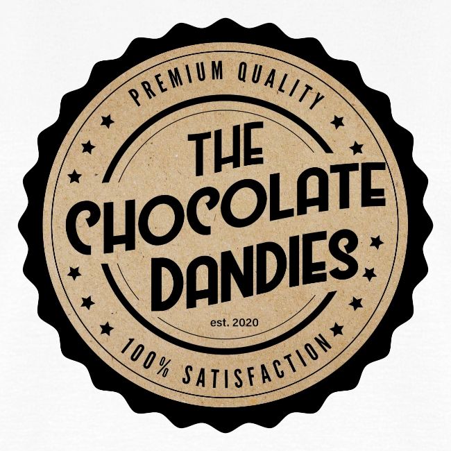 Chocolate Dandies Logo Large White Outline