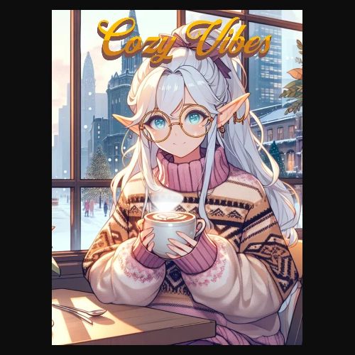Cozy Cafe Vibes - Women's Premium T-Shirt