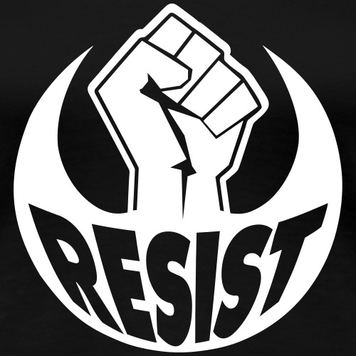 Resist power fist - Women's Premium T-Shirt