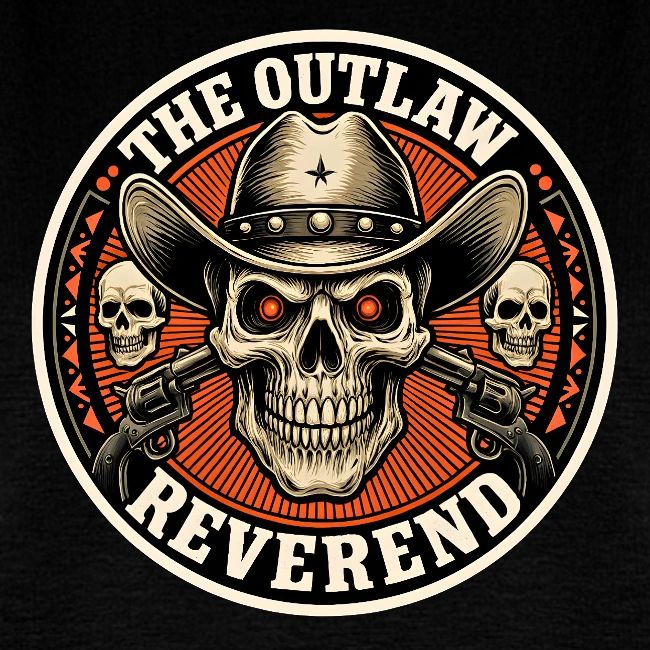 The Outlaw Reverend Skull Face Cowboy