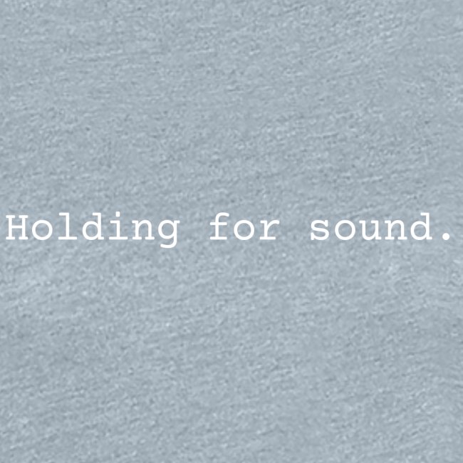 Holding for Sound