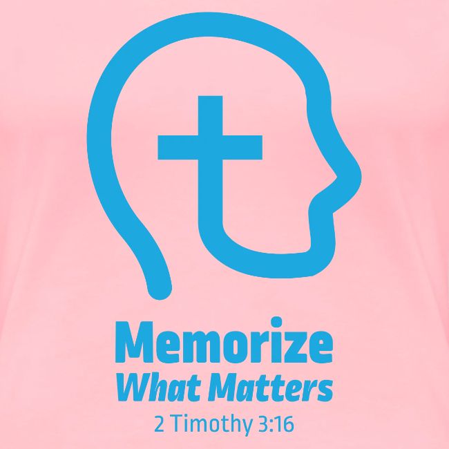 Memorize What Matters Original Blue Logo Design
