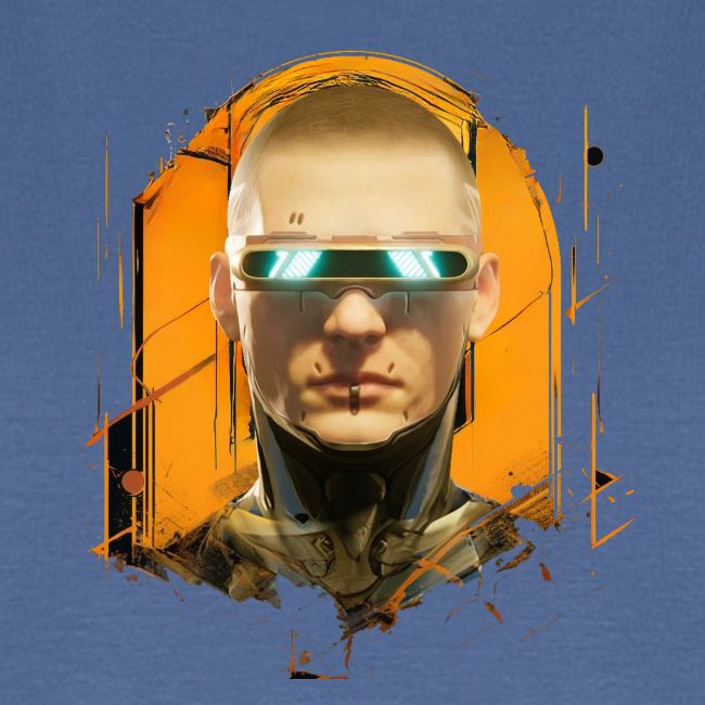 palnoch cyberpunk human head artwork