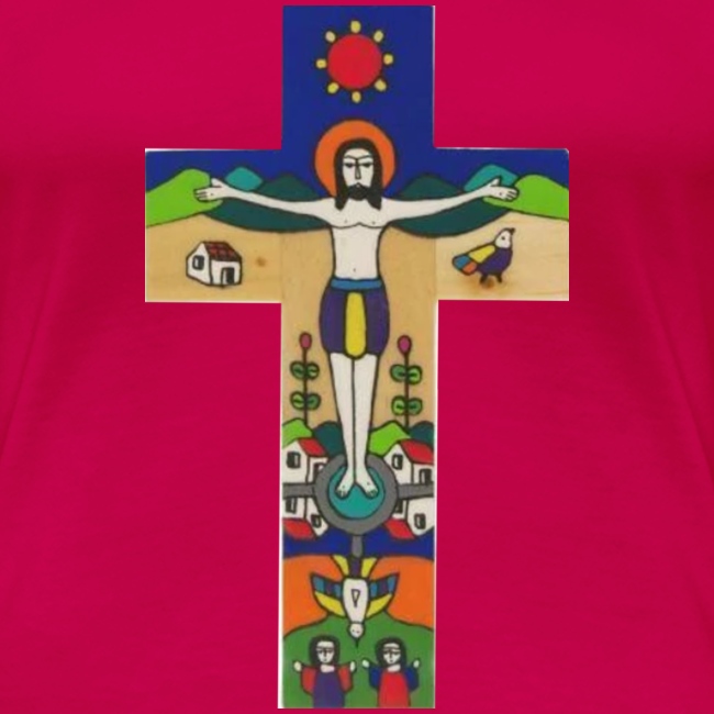 christian cross with jesus