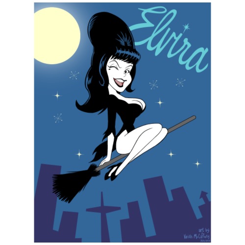 Elvira / Bewitched mashup - Women's Premium T-Shirt