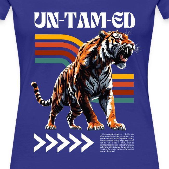 Unleash Your Wild Side: Fierce Tiger Print Design