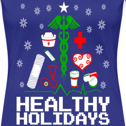 Healthy Holidays Nurse - Women's Premium T-Shirt