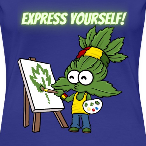 Erykah Im Thru Express Yaself Tee - Women's Premium T-Shirt