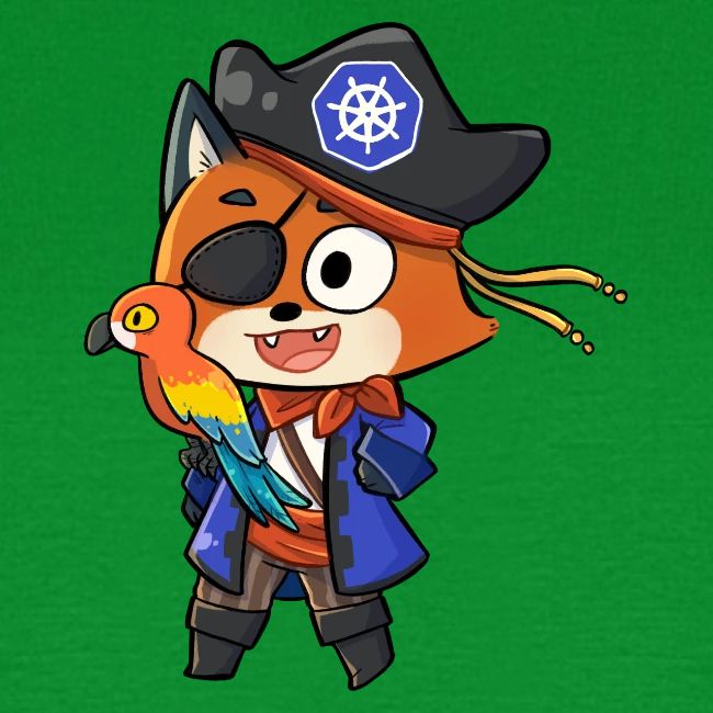 Kubernetes Pirate Foxy w/ Parrot