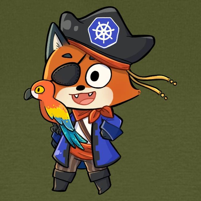 Kubernetes Pirate Foxy w/ Parrot