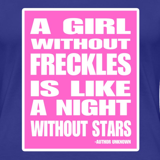 A Girl Without Freckles Pink