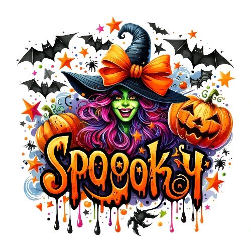 Halloween Collection - Spooky Witch Green - Women's Premium T-Shirt