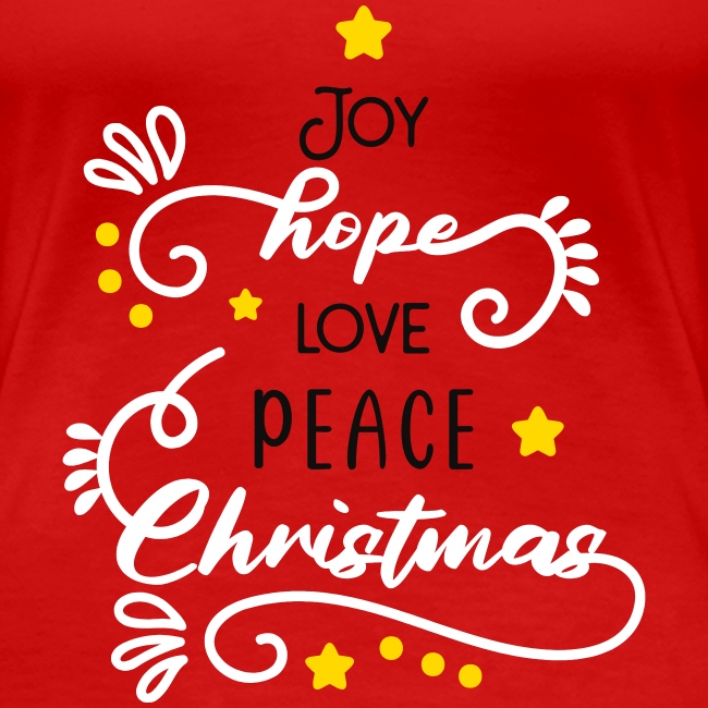 JOY HOPE LOVE PEACE CHRISTMAS