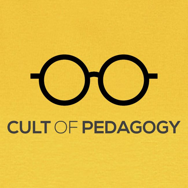 Cult of Pedagogy (black text)