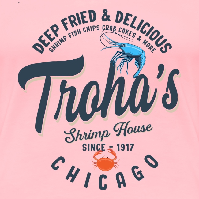 Deep Fried & Delicious design light colored shirts