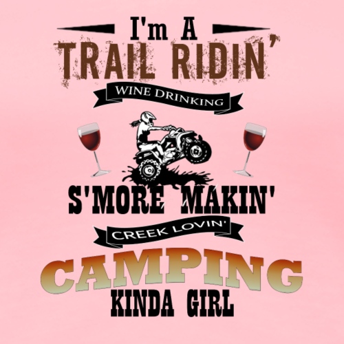 camping girl - Women's Premium T-Shirt