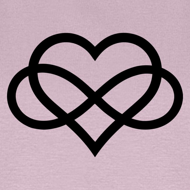 Infinity Heart (black)