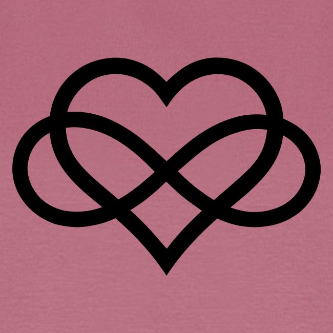 Infinity Heart (black)