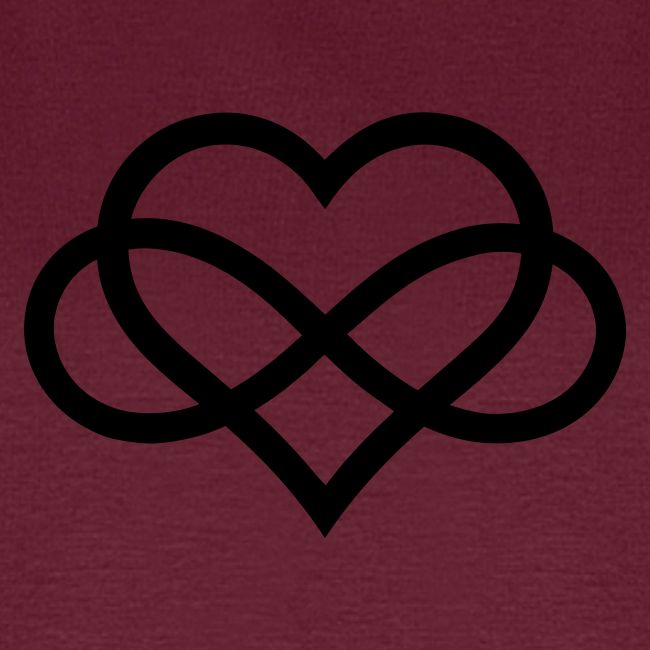 Infinity Heart (black)